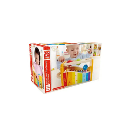 Golpea pelotas xilofón Bebés Hape golpea-pelotas-xilofon-bebes-vistoso-de-madera-juguete-293
