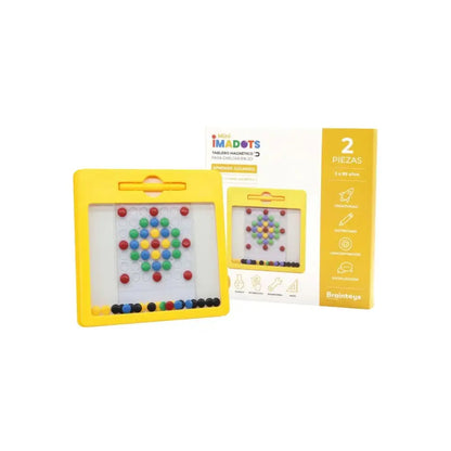 Imadots Mini Magnéticos Braintoys imadots-mini-magneticos-enmarcado-en-amarillo-rompecabezas-juego-371