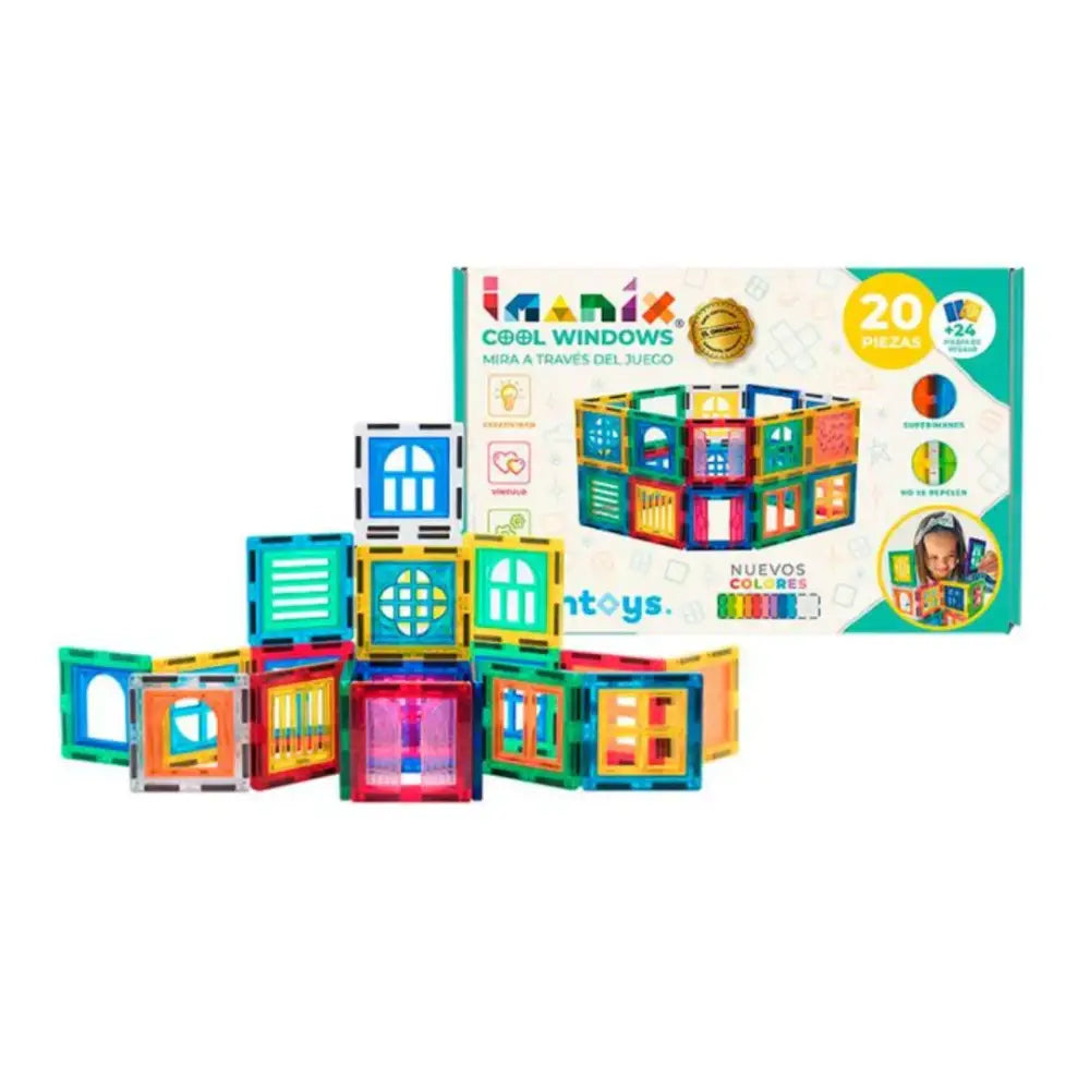 Imanix Cool Winows 40 pzas Magnéticos Braintoys imanix-cool-winows-20-pzas-magneticos-vistoso-magnetico-bloques-343
