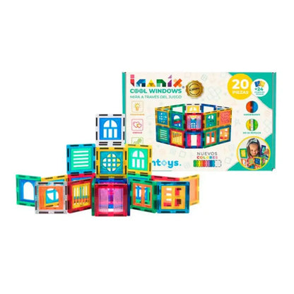 Imanix Cool Winows 40 pzas Magnéticos Braintoys imanix-cool-winows-20-pzas-magneticos-vistoso-magnetico-bloques-343