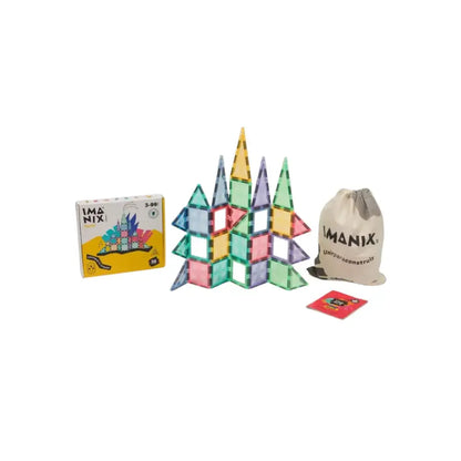 Imanix Pastel 36 pzas Magnéticos Braintoys imanix-pastel-36-pzas-magneticos-vistoso-magnetico-azulejos-413