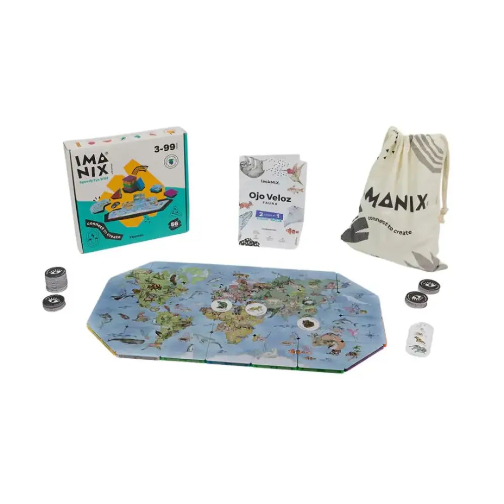 Imanix Speedy Eye Magnéticos Braintoys imanix-speedy-eye-magneticos-mundo-mapa-junta-250