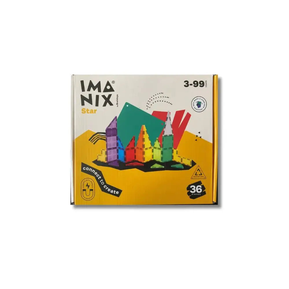 Imanix Star 36 pzas Magnéticos Braintoys imanix-star-36-pzas-magneticos-producto-caja-203