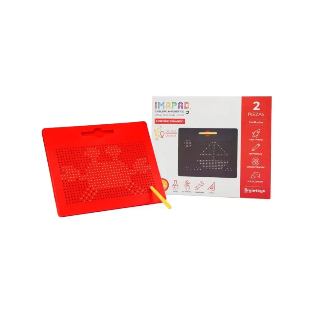 Imapad rojo Magnéticos Braintoys imapad-rojo-magneticos-magnetico-junta-388