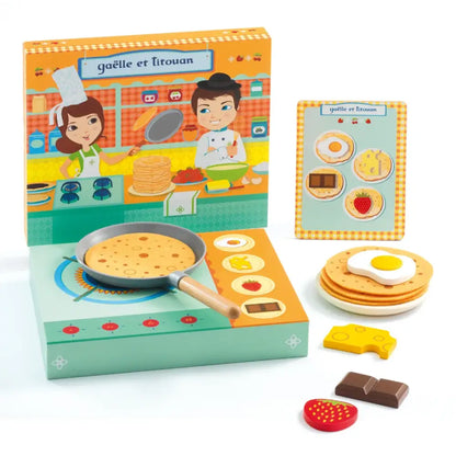 Imitación La Crepería de Gaëlle & Titouan Simbólico Djeco imitacion-la-creperia-de-gaelle-titouan-simbolico-para-ninos-jugar-cocina-160