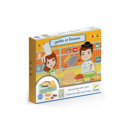 Imitación La Crepería de Gaëlle & Titouan Simbólico Djeco imitacion-la-creperia-de-gaelle-titouan-simbolico-para-ninos-jugar-cocina-678