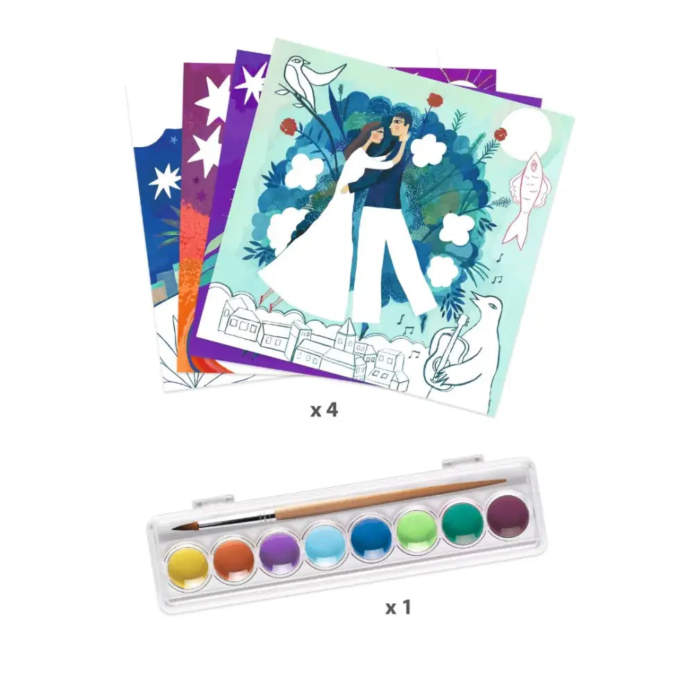Insipred by En un sueño Manualidades Djeco Art & Craft insipred-by-en-un-sueno-manualidades-acuarela-pintar-colocar-515