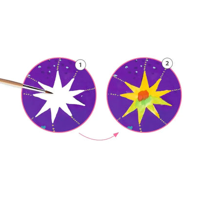 Insipred by En un sueño Manualidades Djeco Art & Craft insipred-by-en-un-sueno-manualidades-purpura-circular-discos-547