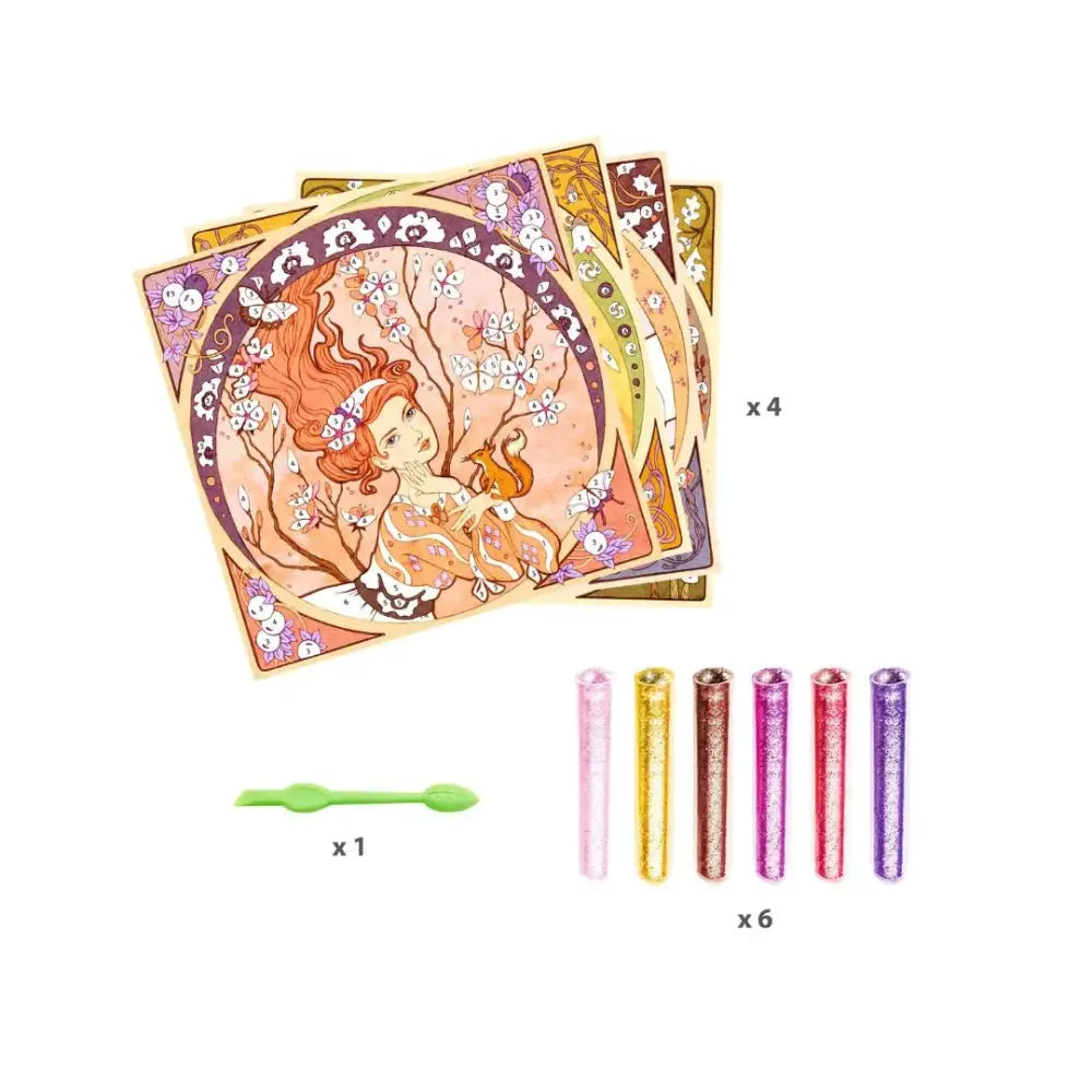 Inspired By Divinas Manualidades Djeco Art & Craft inspired-by-divinas-manualidades-arte-estilo-nouveau-ilustracion-851