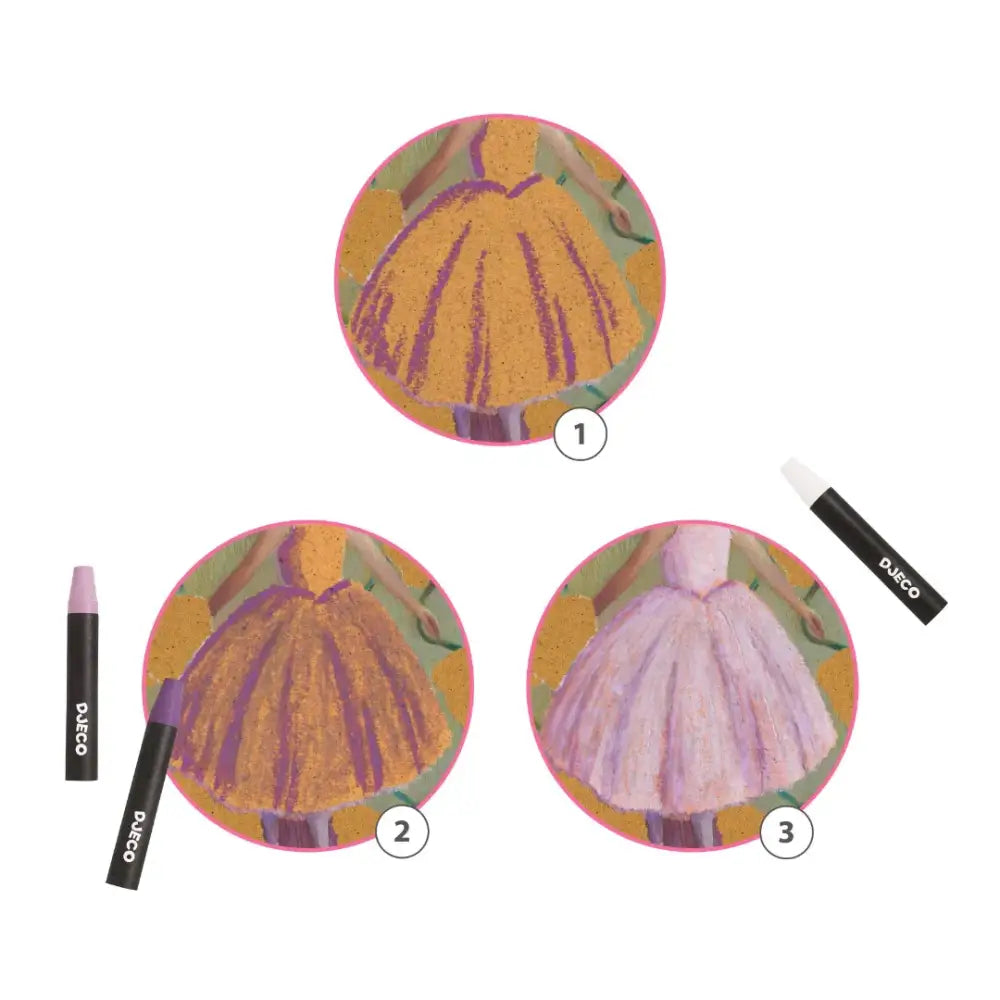 Inspired by La Bailarina Manualidades Djeco Art & Craft inspired-by-la-bailarina-manualidades-rosa-vestido-purpura-946