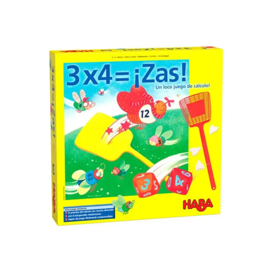 3X4= ¡Zas! Haba 3x4-zas-amarillo-junta-juego-782