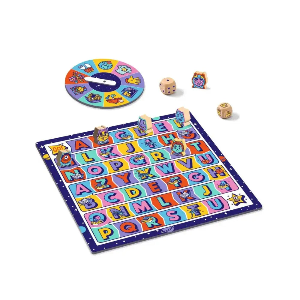 Juego Cool School - ABC Rápido Juego de Mesa Djeco juego-cool-school-abc-rapido-de-mesa-vistoso-alfabeto-junta-754