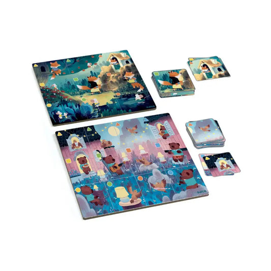 Juego Cool School - Katudi Djeco juego-cool-school-katudi-vistoso-rompecabezas-tableros-513