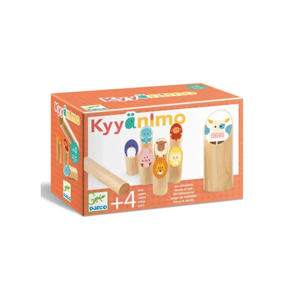 Juego de bolos Kyyänimo Djeco juego-de-bolos-kyyaenimo-naranja-blanco-juguete-917