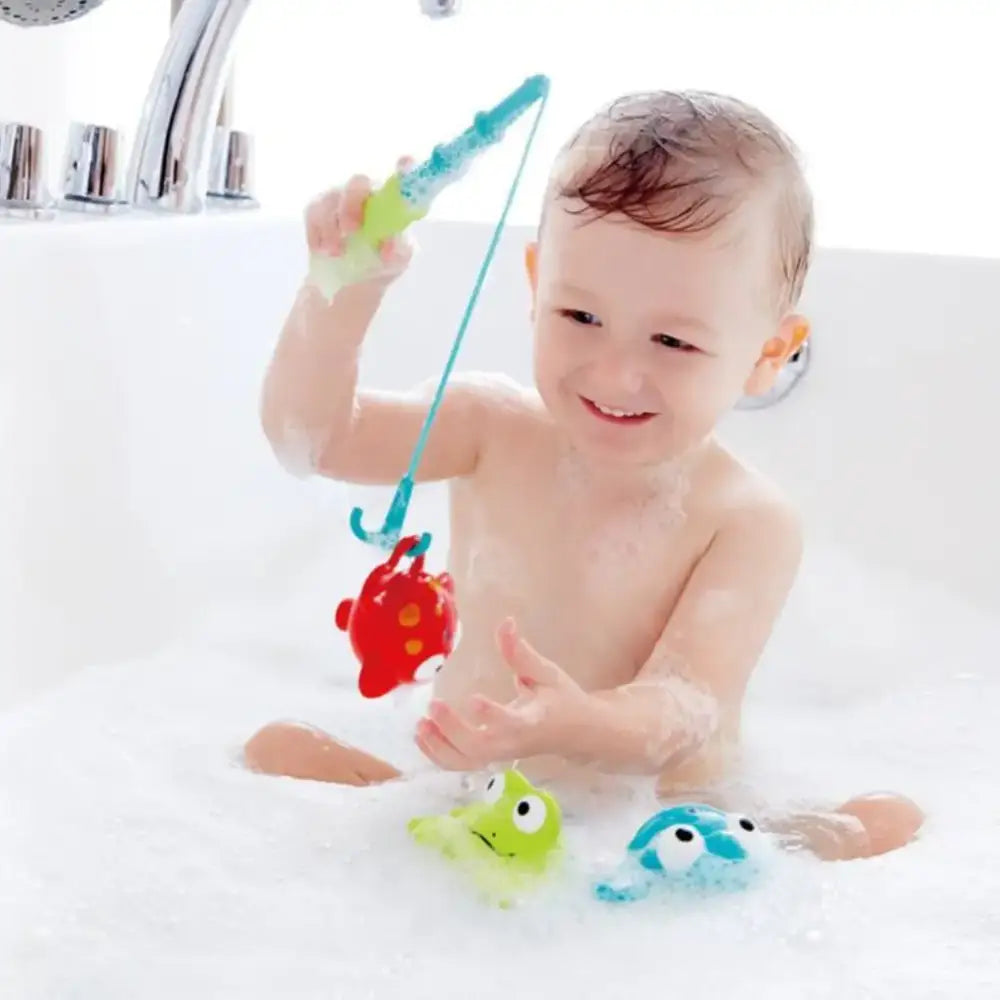 Juego de Pesca Doble Diversión Baño Hape juego-de-pesca-doble-diversion-bano-bebe-juguete-banera-564