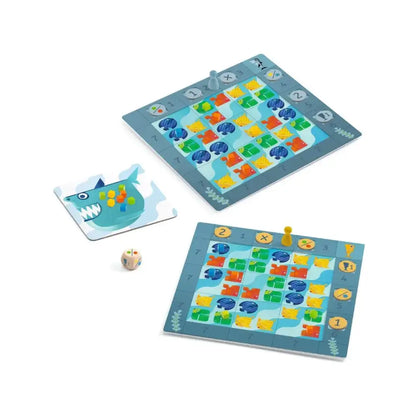 Juego Fish´n Shark Juego de Mesa Djeco juego-fish-n-shark-junta-vistoso-478