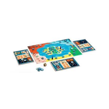 Juego Pirat Island Juego de Mesa Djeco juego-pirat-island-de-mesa-junta-configuracion-511