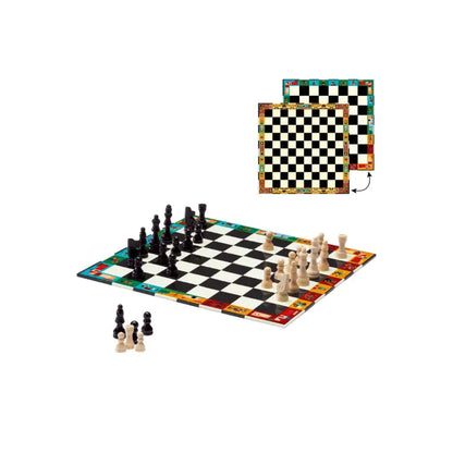 Juegos Clásicos Ajedrez y Damas Djeco juegos-clasicos-ajedrez-y-damas-colocar-negro-262