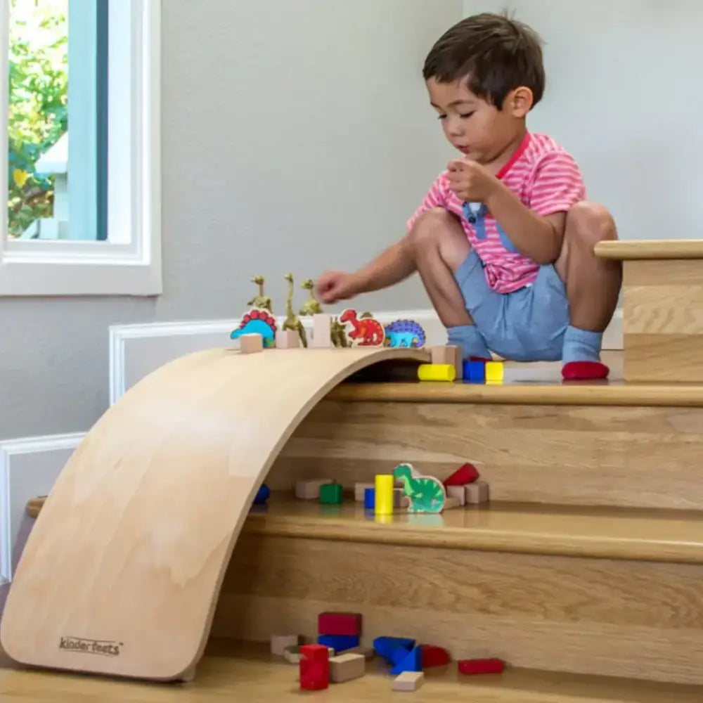 Kinderboard - Bambú Habilidad Kinder Feets kinderboard-bambu-habilidad-curvo-de-madera-rampa-864