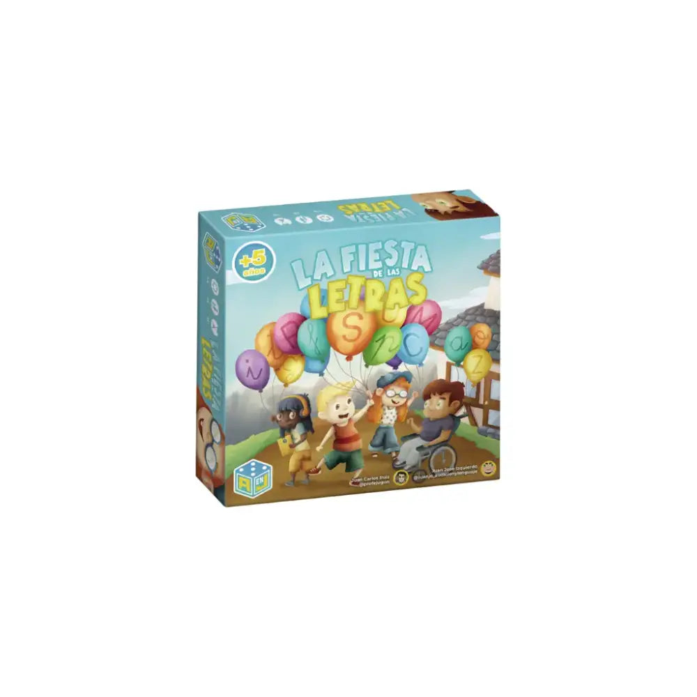 La Fiesta de las Letras Juego de Mesa Atómo Games la-fiesta-de-las-letras-juego-mesa-junta-caja-385