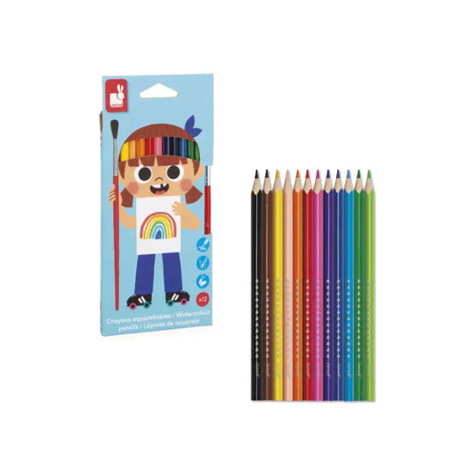 Lapices de Acuarela x12 - Pinturas y Colores