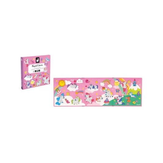 Magneti´ Stories Los Unicornios Magnéticos Janod magneti-stories-los-unicornios-magneticos-rosa-con-tematica-de-unicornio-rompecabezas-983