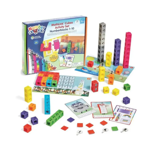 Mathlink Cubes Numberblocks 1-10 Act. Set - Matemáticas