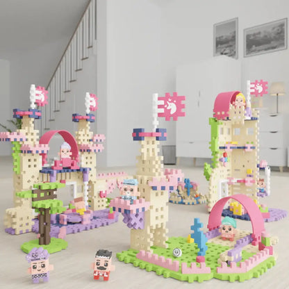 Mini waffle Fantasía - Magic Tower Construcción Marioinex mini-waffle-fantasia-magic-tower-construccion-vistoso-juguete-bloquear-470