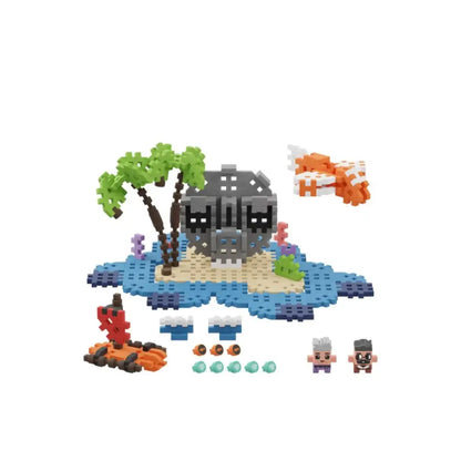 Mini waffle Aventura - Isla del Tesoro Marioinex mini-waffle-isla-del-tesoro-estilo-pixel-bloques-467