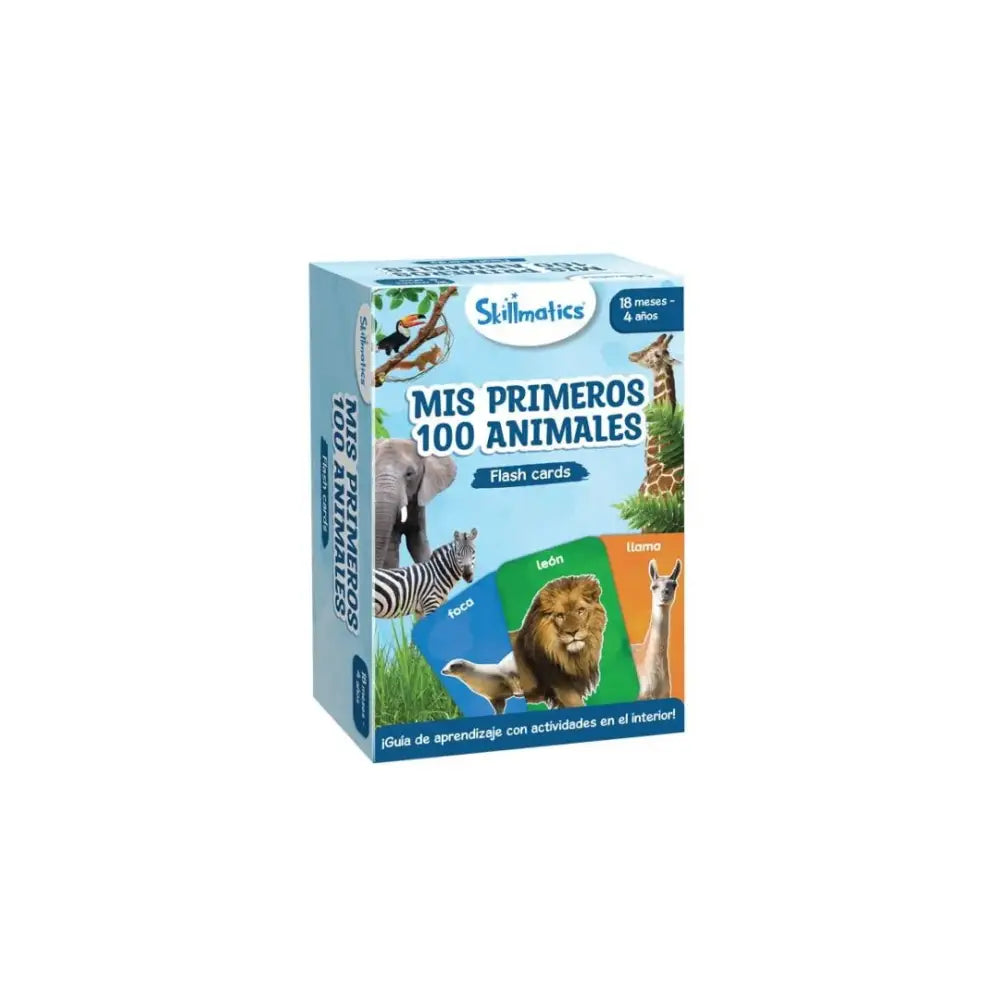 Mis primeros 100 animales Juegos de cartas SKILLMATICS mis-primeros-100-animales-juegos-de-cartas-espanol-idioma-educativo-929