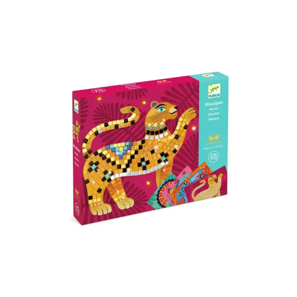 Mosaico - En plena selva Manualidades Djeco Art & Craft mosaico-en-plena-selva-manualidades-rosa-magenta-caja-841