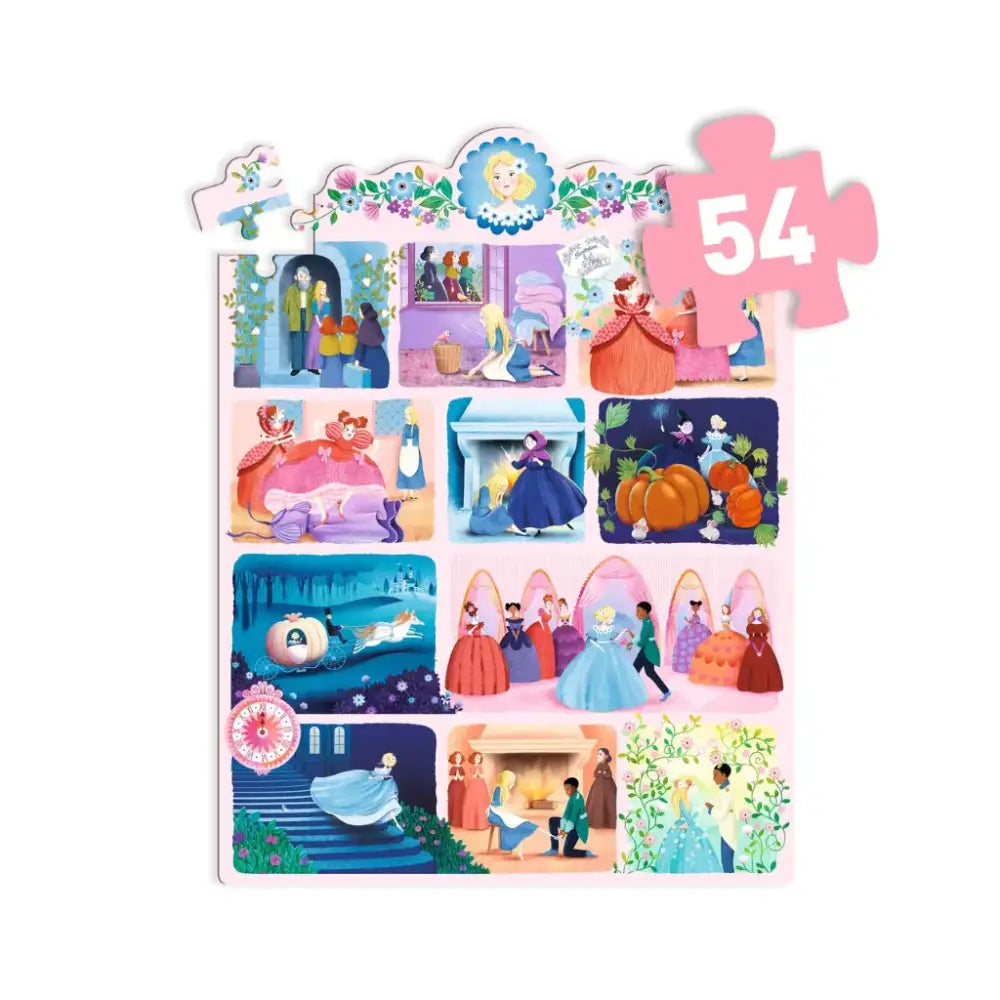 P. Cuentos - La cenicienta 54 pzas - Puzzles de Cuentos