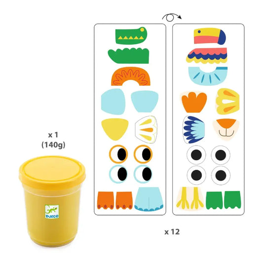 Pasta moldear - Plastianimales