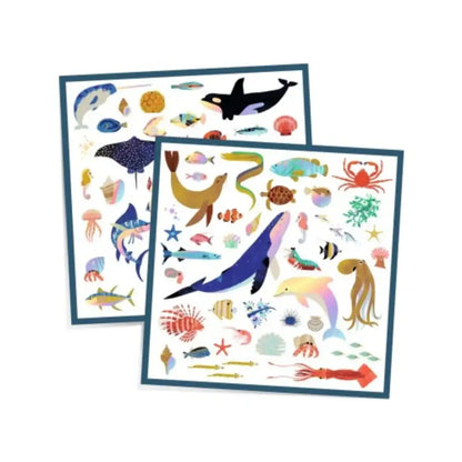 Pegatinas Océano Pegatinas Djeco Art & Craft pegatinas-oceano-decorativo-etiqueta-engomada-hojas-985