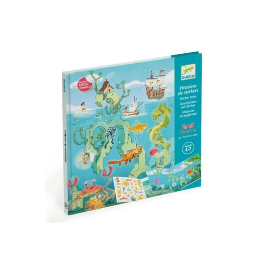 Pegatinas reutilizables - Aventuras en el mar Manualidades Djeco Art & Craft aventuras-en-el-mar-566
