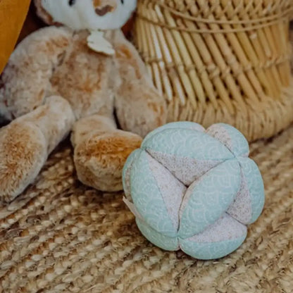 Pelotas con sonajero Bebés Doudou et Compagnie pelotas-con-sonajero-bebes-luz-azul-trenzado-461