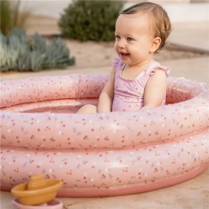 Piscina Flores & Mariposas Ø 80cm Playa y Piscina Little Dutch piscina-flores-mariposas-o-80cm-rosa-inflable-nino-927
