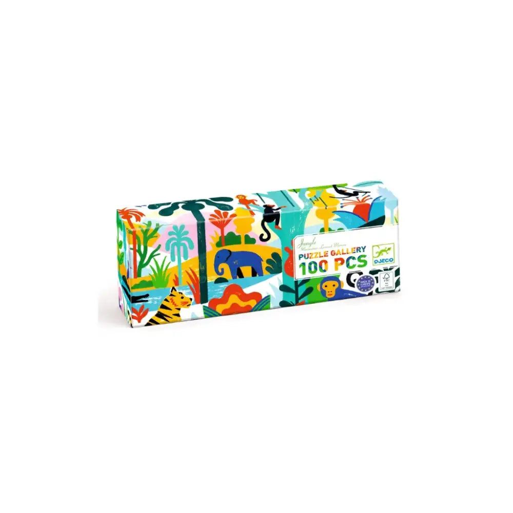 Puzzle Galería Jungla - 100 piezas Puzzles Galería Djeco puzzle-galeria-jungla-100-piezas-puzzles-886