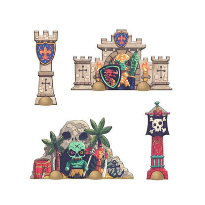 Puzzle Gigante Arty Toys Batalla - 30pcs Arty Toys Djeco puzzle-gigante-arty-toys-batalla-30pcs-de-tematica-medieval-juego-piezas-919