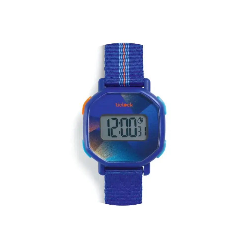 Reloj digital - Blue Sound Life style by Djeco reloj-digital-blue-sound-azul-mirar-687
