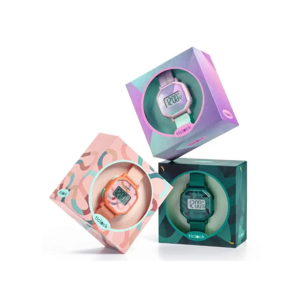 Reloj digital - Pastel Volute