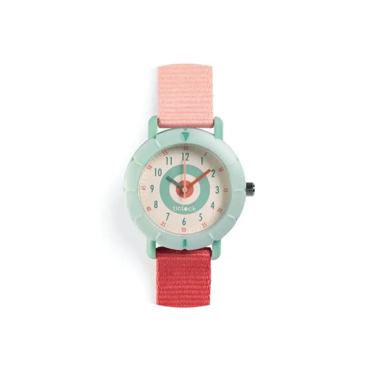 Reloj sport - Pink Target Life style by Djeco reloj-sport-pink-target-menta-verde-coral-925