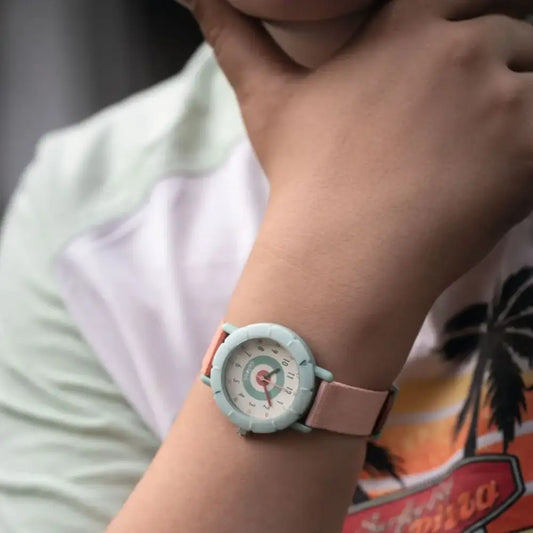 Reloj sport - Pink Target Life style by Djeco reloj-sport-pink-target-menta-verde-rosa-759