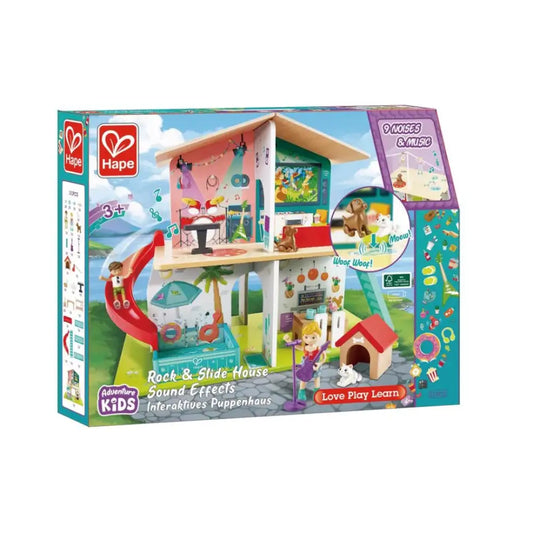 Rock and Slide House Hape rock-and-slide-house-vistoso-casa-de-munecas-juego-615