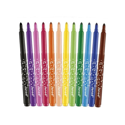 Rotuladores de Larga Duración x12 - Pinturas y Colores