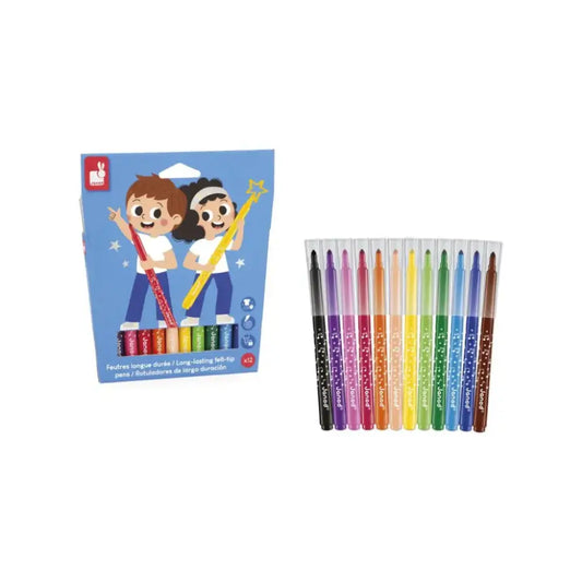Rotuladores de Larga Duración x12 - Pinturas y Colores