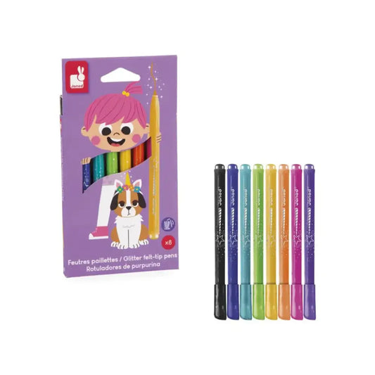 Rotuladores de Purpurina x8 - Pinturas y Colores