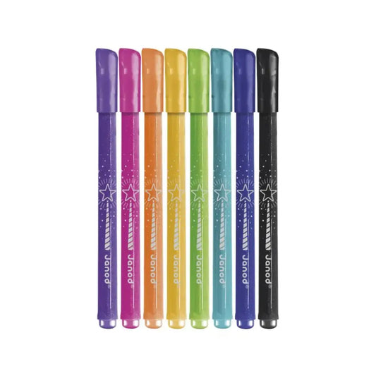 Rotuladores de Purpurina x8 - Pinturas y Colores