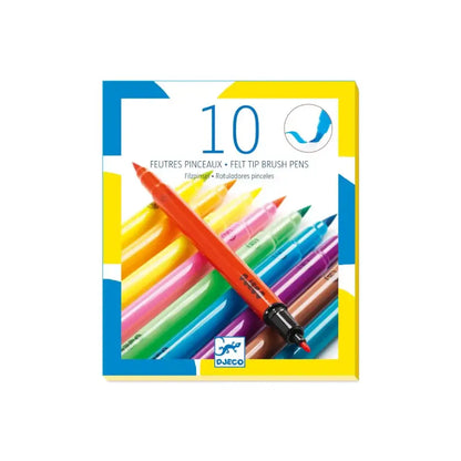 Rotuladores pincel pop simple Djeco Art & Craft rotuladores-pincel-pop-simple-embalar-10-vistoso-331
