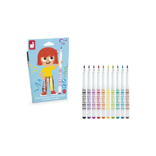 Rotuladores Pincel x10 - Pinturas y Colores